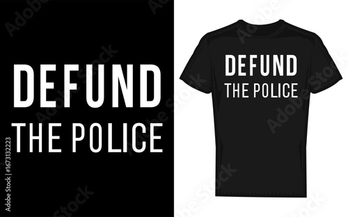 Cat Illustration Defund Police Protest Black Lives Matter