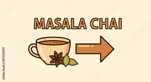 Masala Chai: Aromatic Cup Of Tea, Freshly Brewed With Organic Spices, Ready To Enjoy