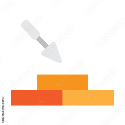 Wall Framing Vector Flat Icon Design