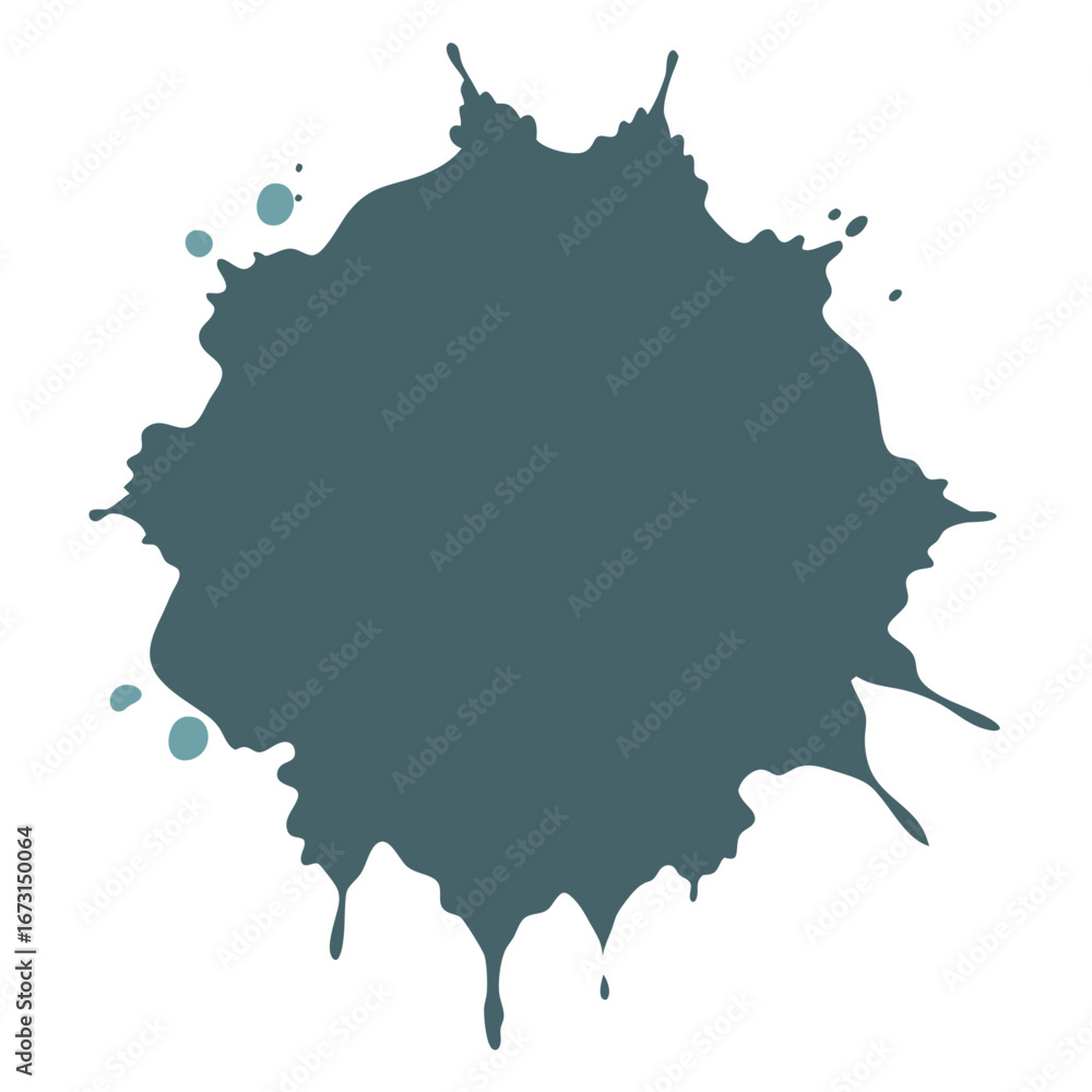 Obraz premium Ink Blotch Vector
