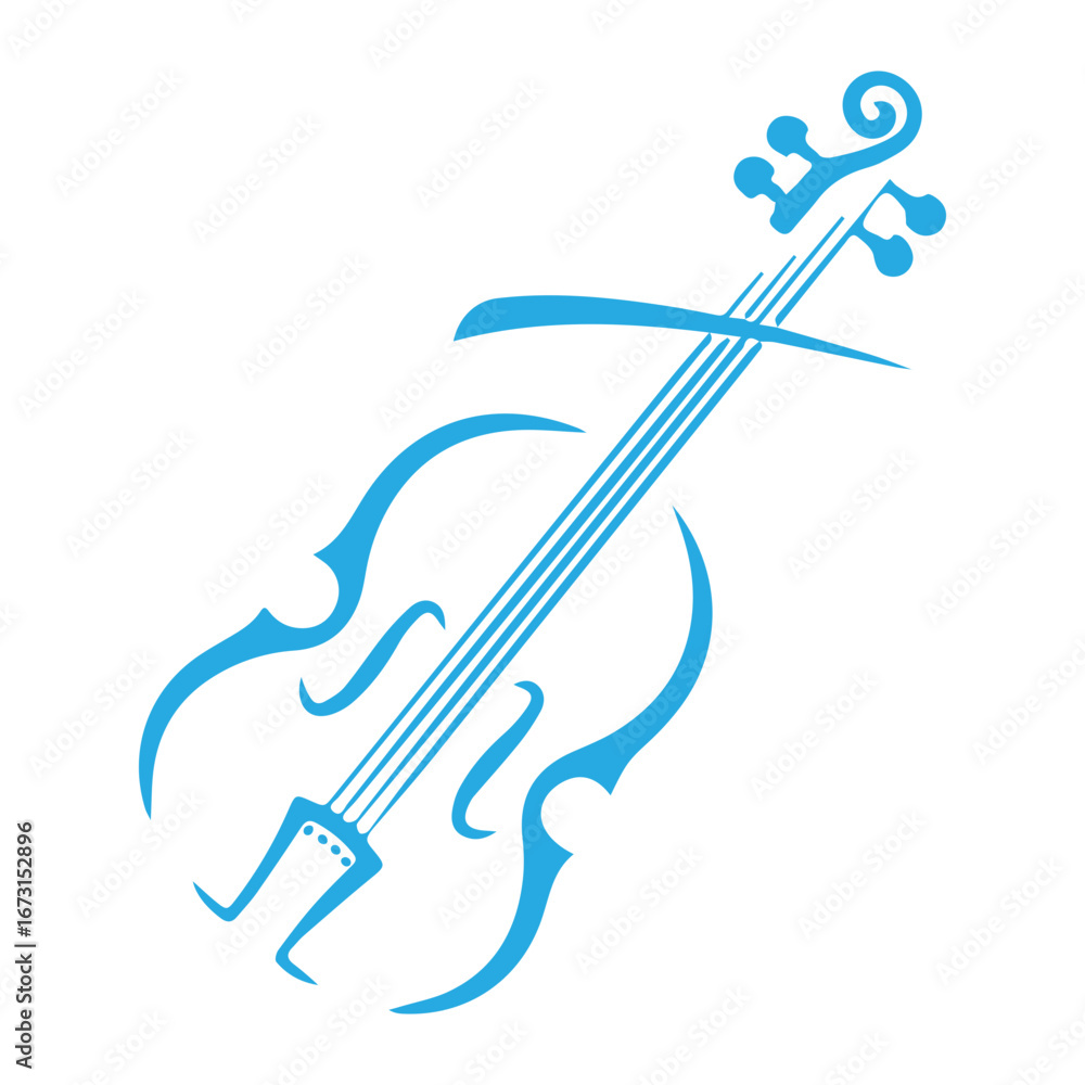 Obraz premium Violin Icon