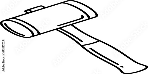 vector illustration of a paint roller