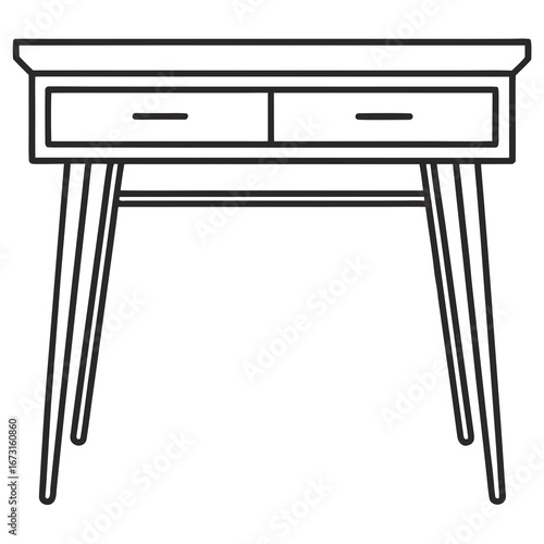 Study desk minimalist Design 