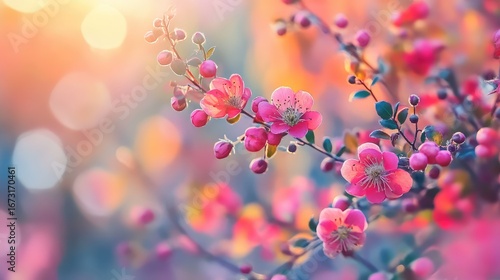 Macro floral shot with vibrant petals and blurred surroundings, emphasizing natural beauty