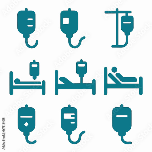 Medical IV Drip Line Neon Sign