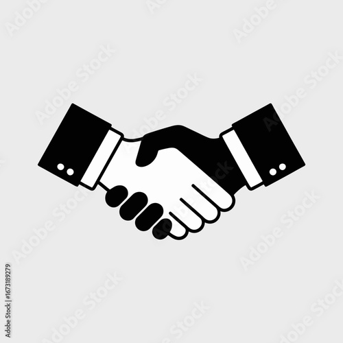 handshake vector illustration