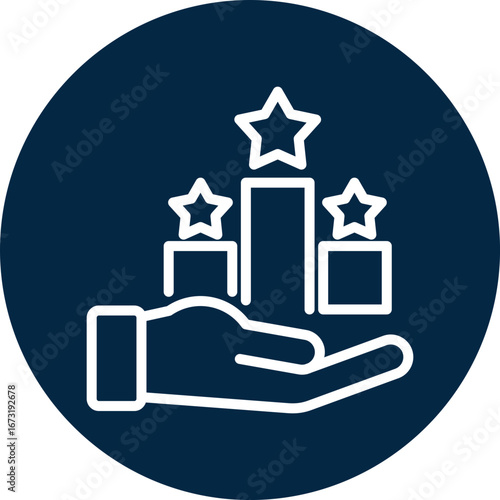 Competitive advantage icon for business opportunities, business, website, application, printing, document, poster design, etc