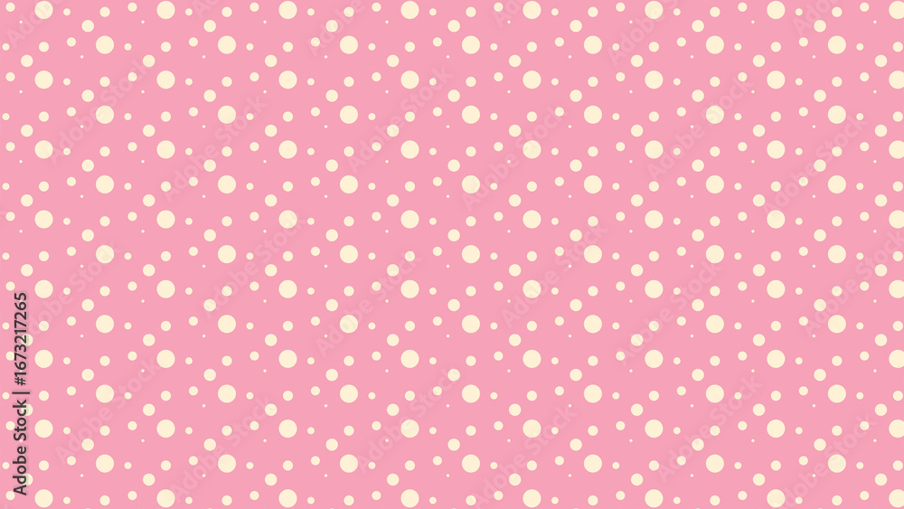 Polka vector pattern multicoloured