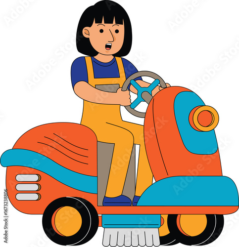 House Cleaner Woman 15.eps