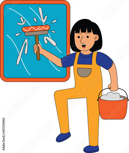 House Cleaner Woman 24.eps