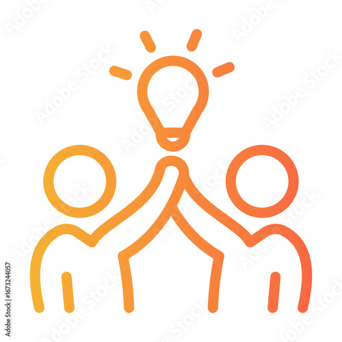 thinker concept illustration for people and community