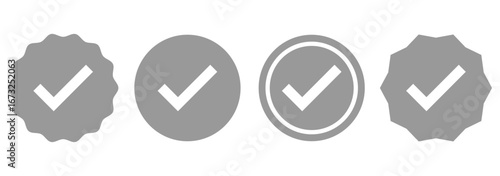 Easy to use Right tick mark. checkmark icon vector illustration.