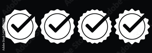 Easy to use Right tick mark. checkmark icon vector illustration.