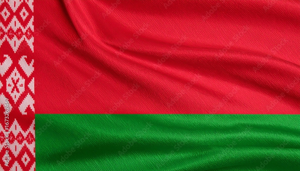 Obraz premium Belarus national flag