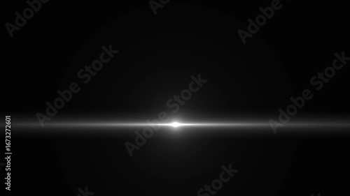 Flowing lens Flying through space and optical light lens
