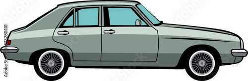 old model vintage unique car vector transparent 