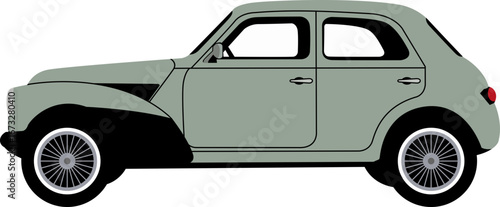 old model vintage unique car vector transparent 