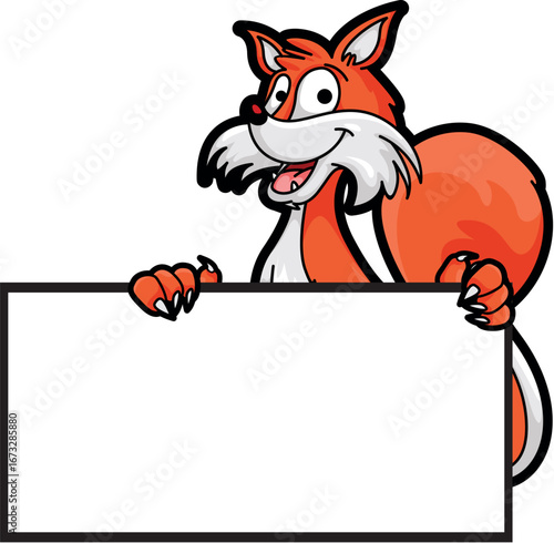 Animal Banner Illustraion Design Vector Cartoon