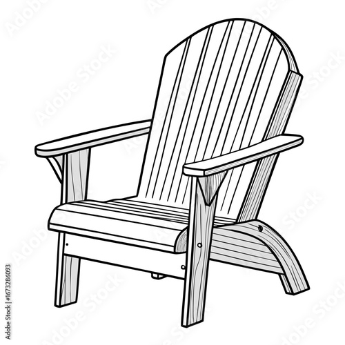 chair isolated on white
