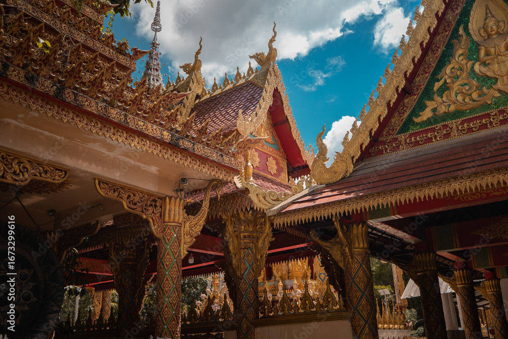 Obraz premium Grand Thai Style Architecture in Xishuangbanna Yunnan China