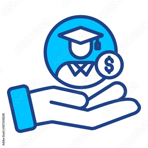 Scholarship Bus Simple Vector Icon Collection