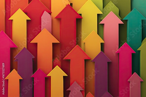 Colorful upward arrows (1)