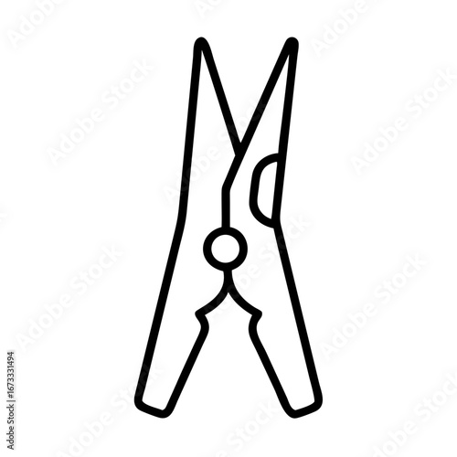 Cleaning service clothespin icon transparent background