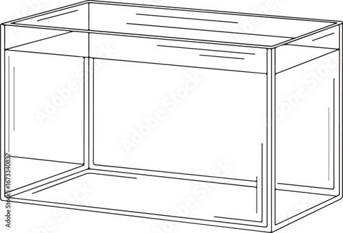 Acrylic display case drawing box illustration product presentation