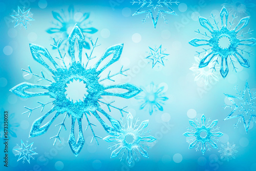 Snow Flakes, Snowfalke Background, Winter holiday event