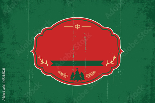 Vintage Retro Christmas Cards, Background