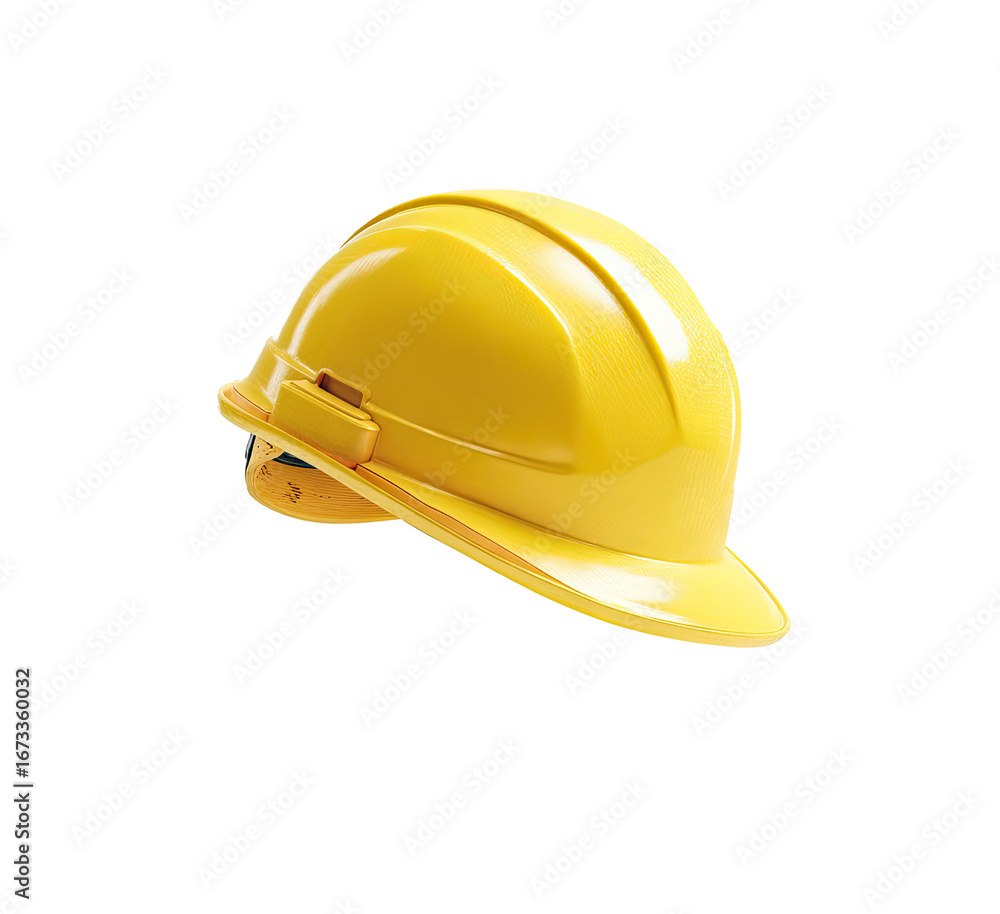 Fototapeta premium Bright yellow safety helmet (2)