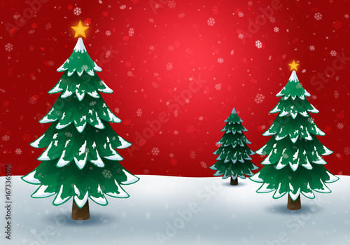 Christmas Tree Bakground, Snow Globe,