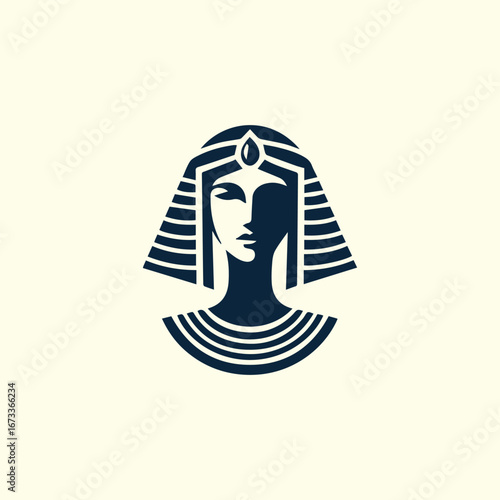 Queen cleopatra logo