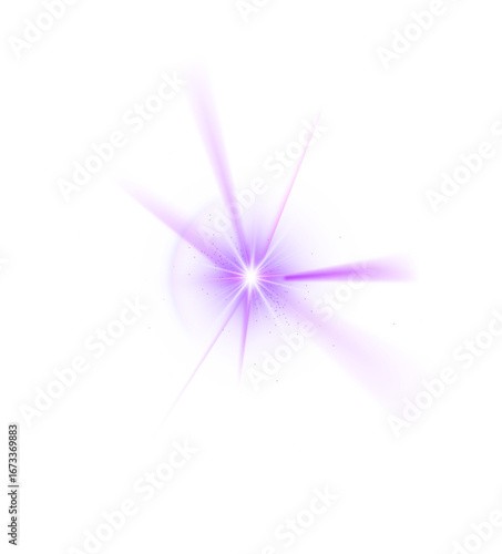Purple Star Flare