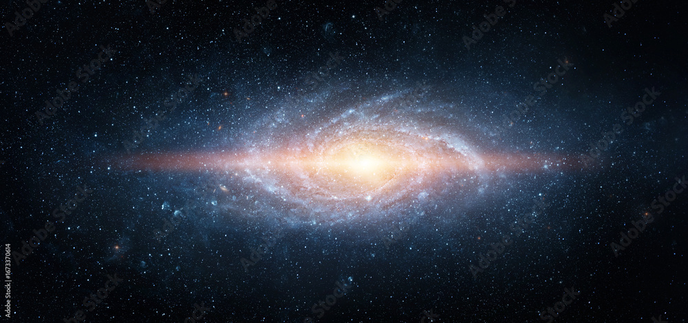 © Tryfonov - Space scene with stars in the galaxy. Panorama. Universe filled with stars, nebula and galaxy,. Elements of this image furnished by NASA