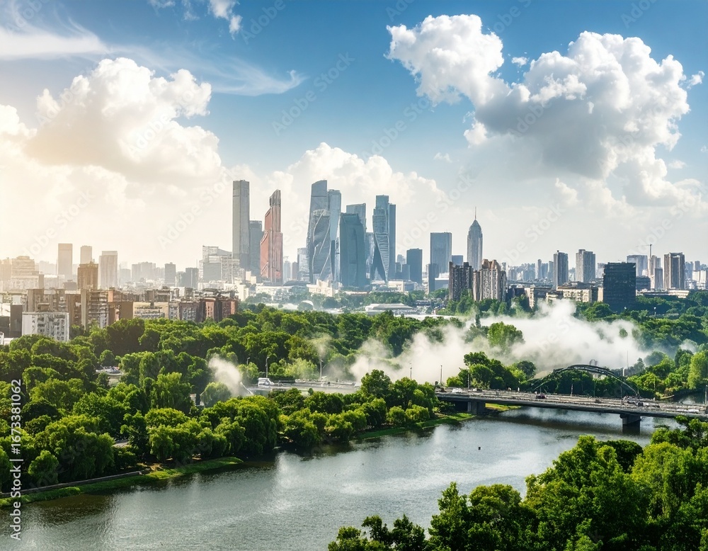 Fototapeta premium Generated image 地球温暖化イメージ