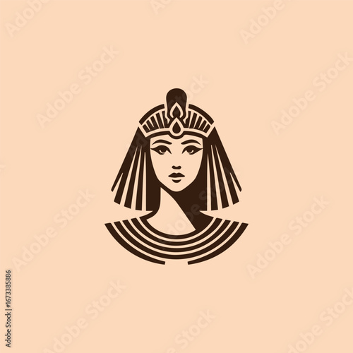Queen cleopatra logo