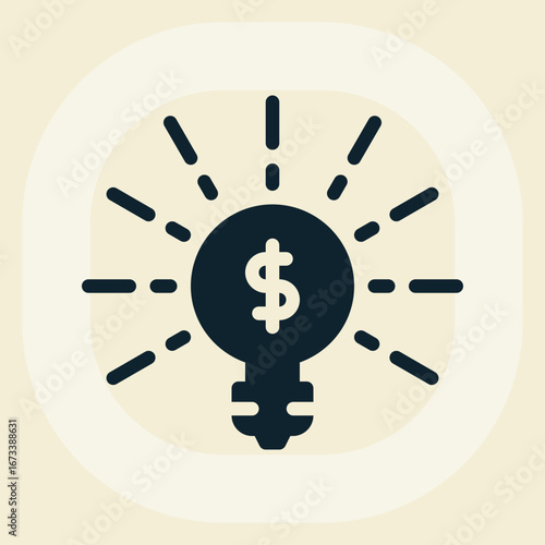 Business innovation Icon in glyph style. Perfect for apps, websites, UI UX, presentations, or infographics. Editable illustration file with clean design and modern design.