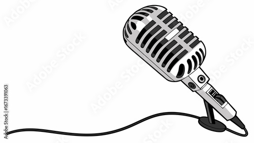 Vintage Microphone Design.