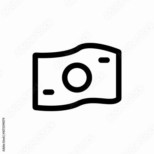 dollar money icon vector sign