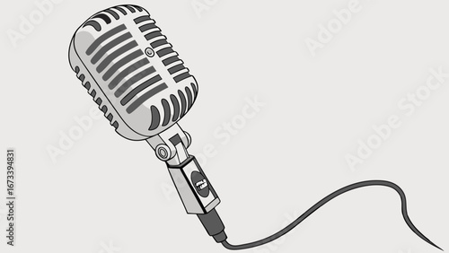 Vintage Microphone.