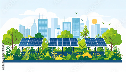 Sustainable Urban Rooftop Garden