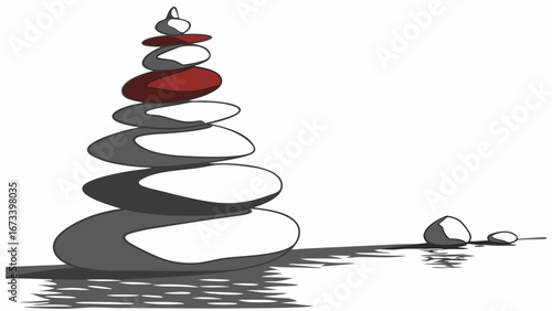 Stacked Stones of Balance.