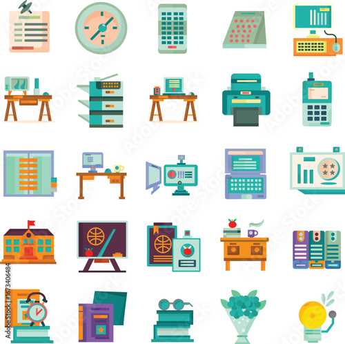 school equipment icon 