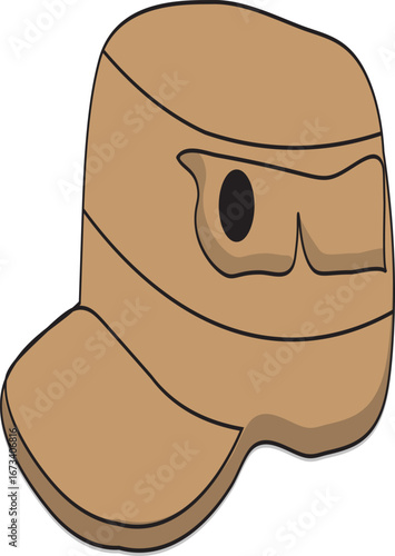 Cartoon military-style hat