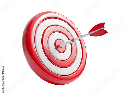 3D dart hitting a target (1)