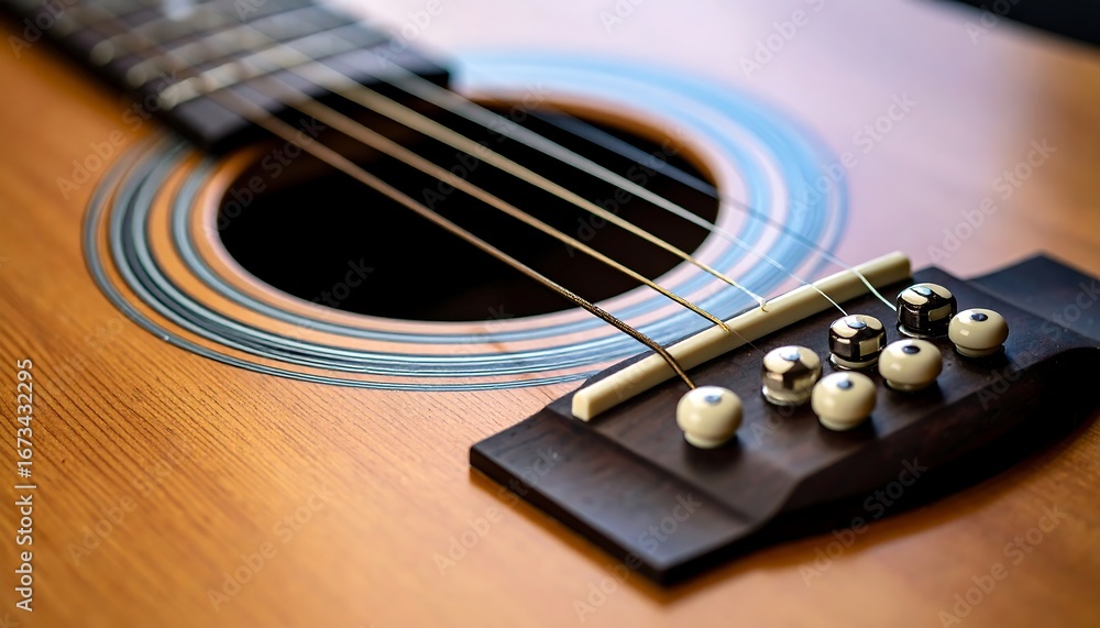 Fototapeta premium Close-up acoustic guitar (2)