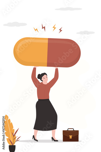 Drugs or antidepressants addiction. Medical debt, health care and treatment cost from disease. Hospital expense or drug and medicine bills,