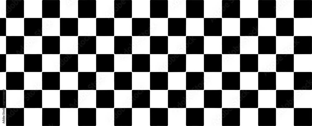 Fototapeta premium Race Flag Speed Design – Black Rally Competition Vector Illustration