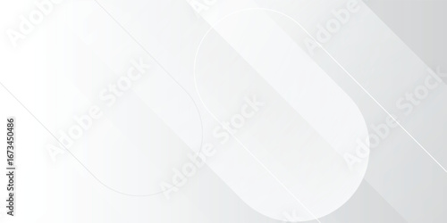 Abstract white background. Minimal geometric white light background abstract design. Suit for booklet, brochure, banner, poster, website, flyer, cover, corporate, backdrop. Vector illustration